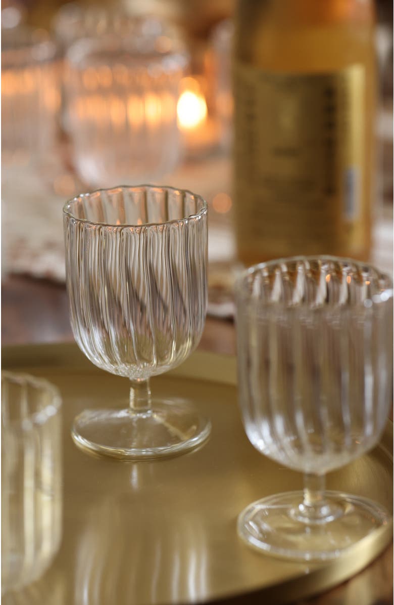Fleck Kira Stemware Chalice - Set of 4, Alternate, color, Clear
