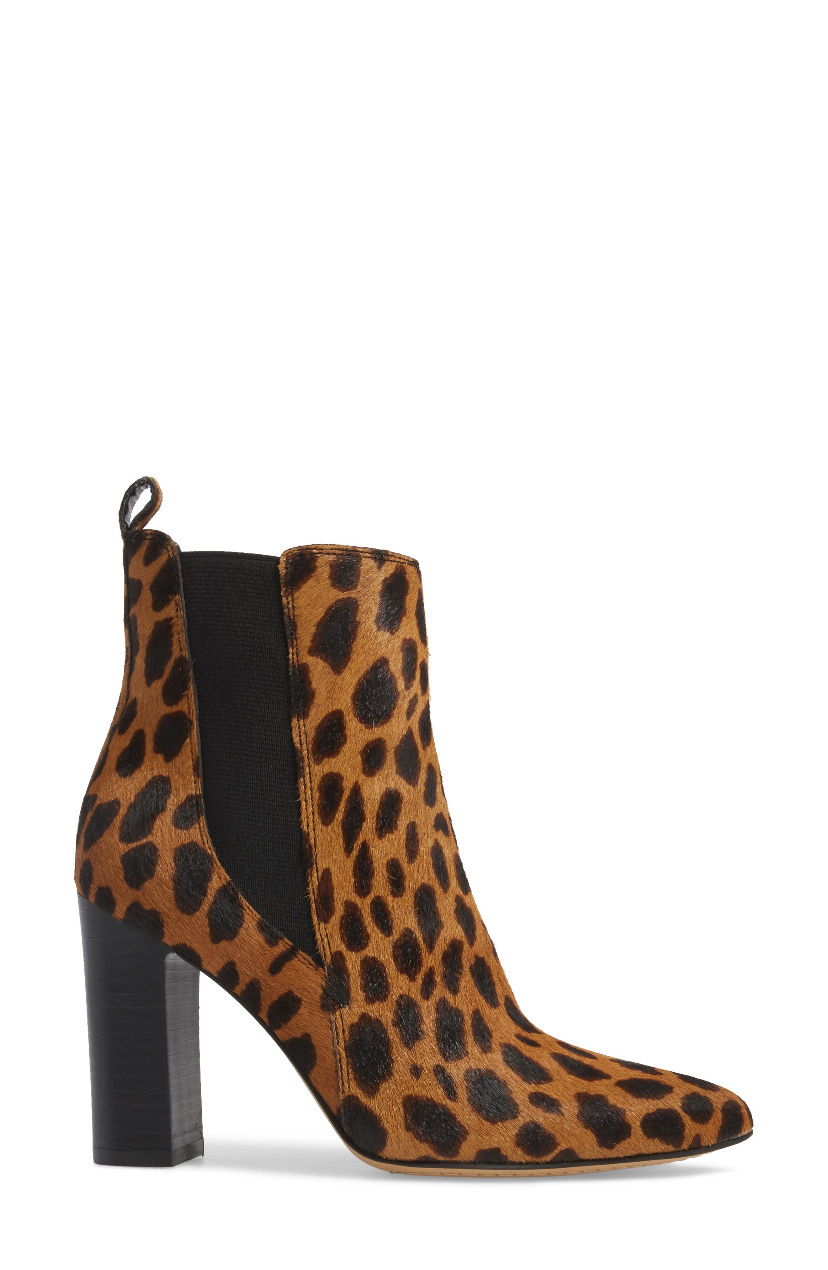 Britsy Bootie, Alternate, color, LEOPARD CALF HAIR