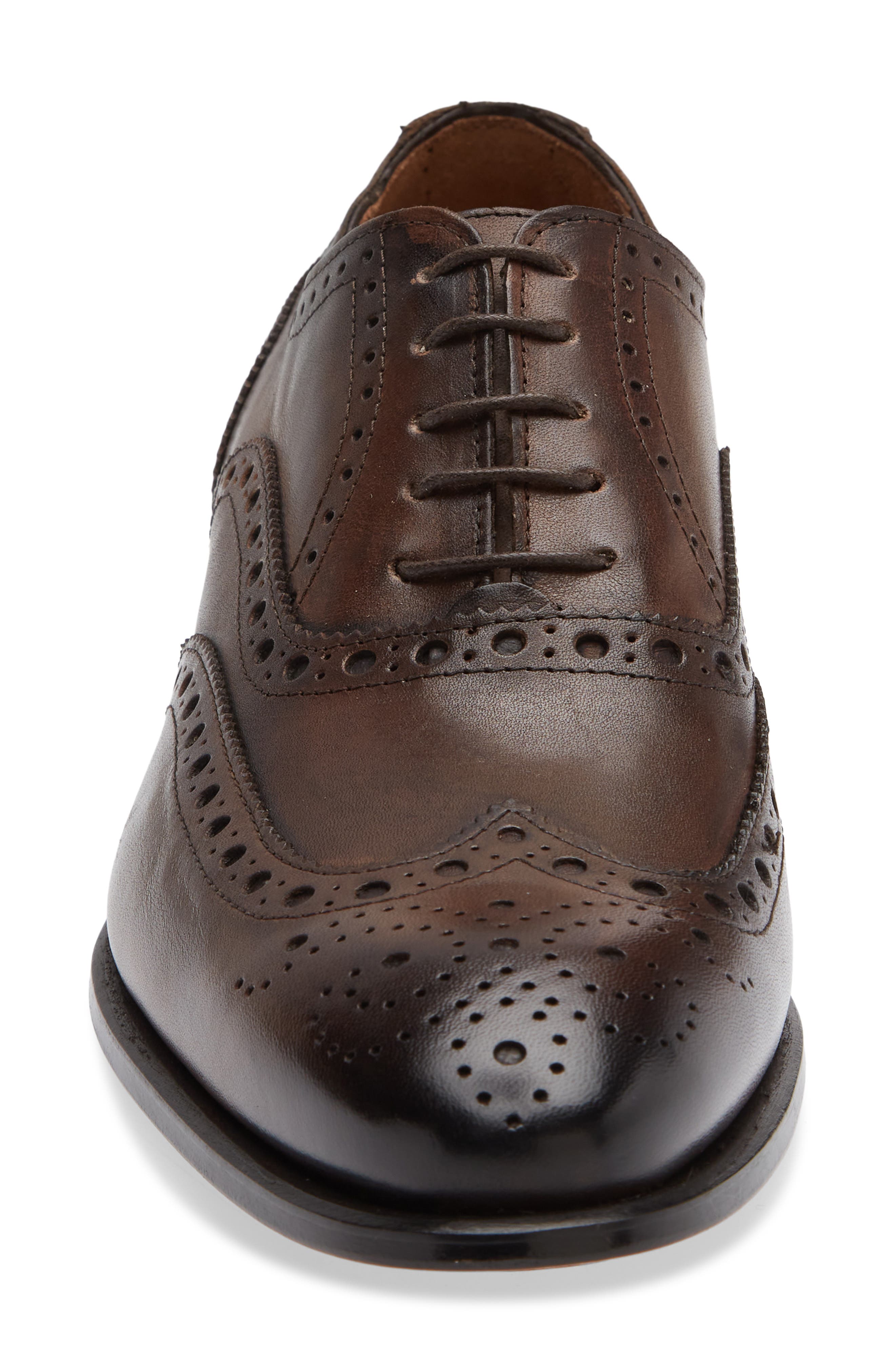TO BOOT NEW YORK Angelo Brogue Wingtip Oxford, Alternate, color, Crust Paolo Moro