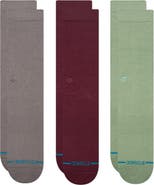 Stance Icon Assorted 3-Pack Crew Socks