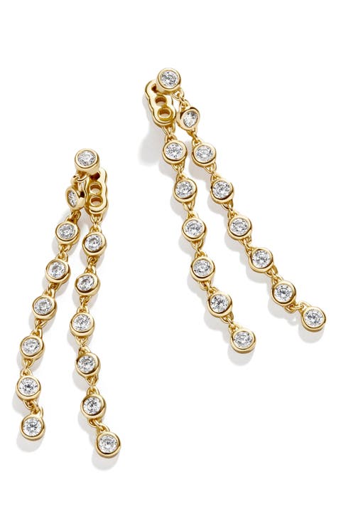 Leia Linear Drop Earrings