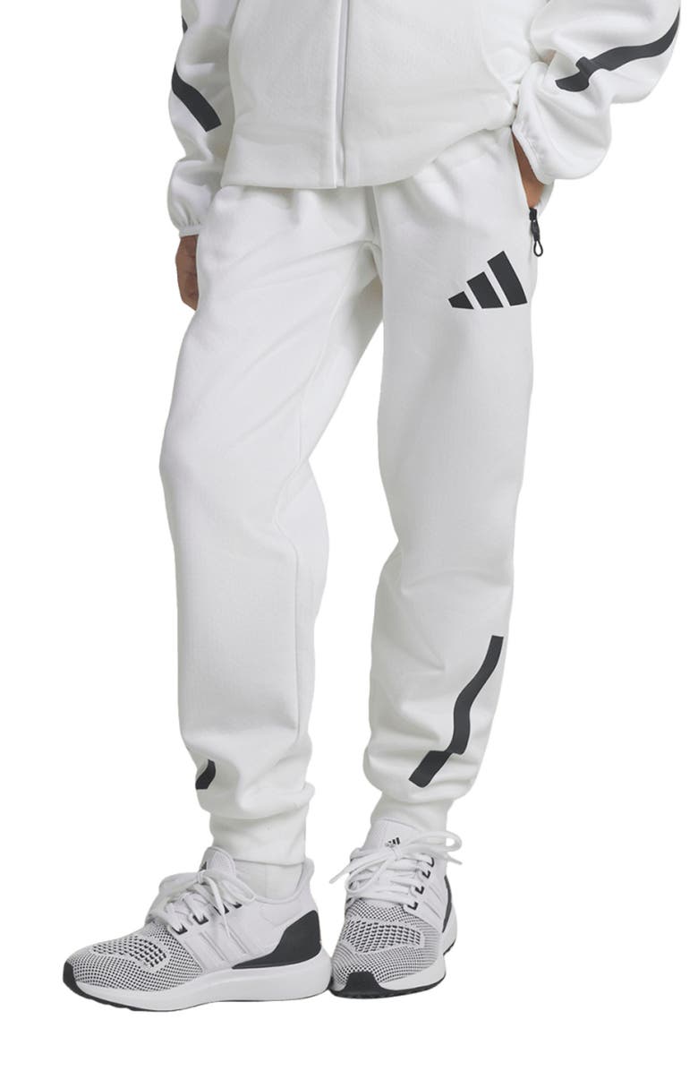 adidas Kids' Z.N.E. Joggers, Alternate, color, White/ Black