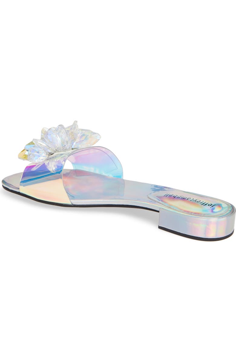 Jeffrey Campbell Snowflake Embellished Slide Sandal, Alternate, color,