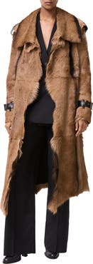Burberry Long Shearling Linley Coat