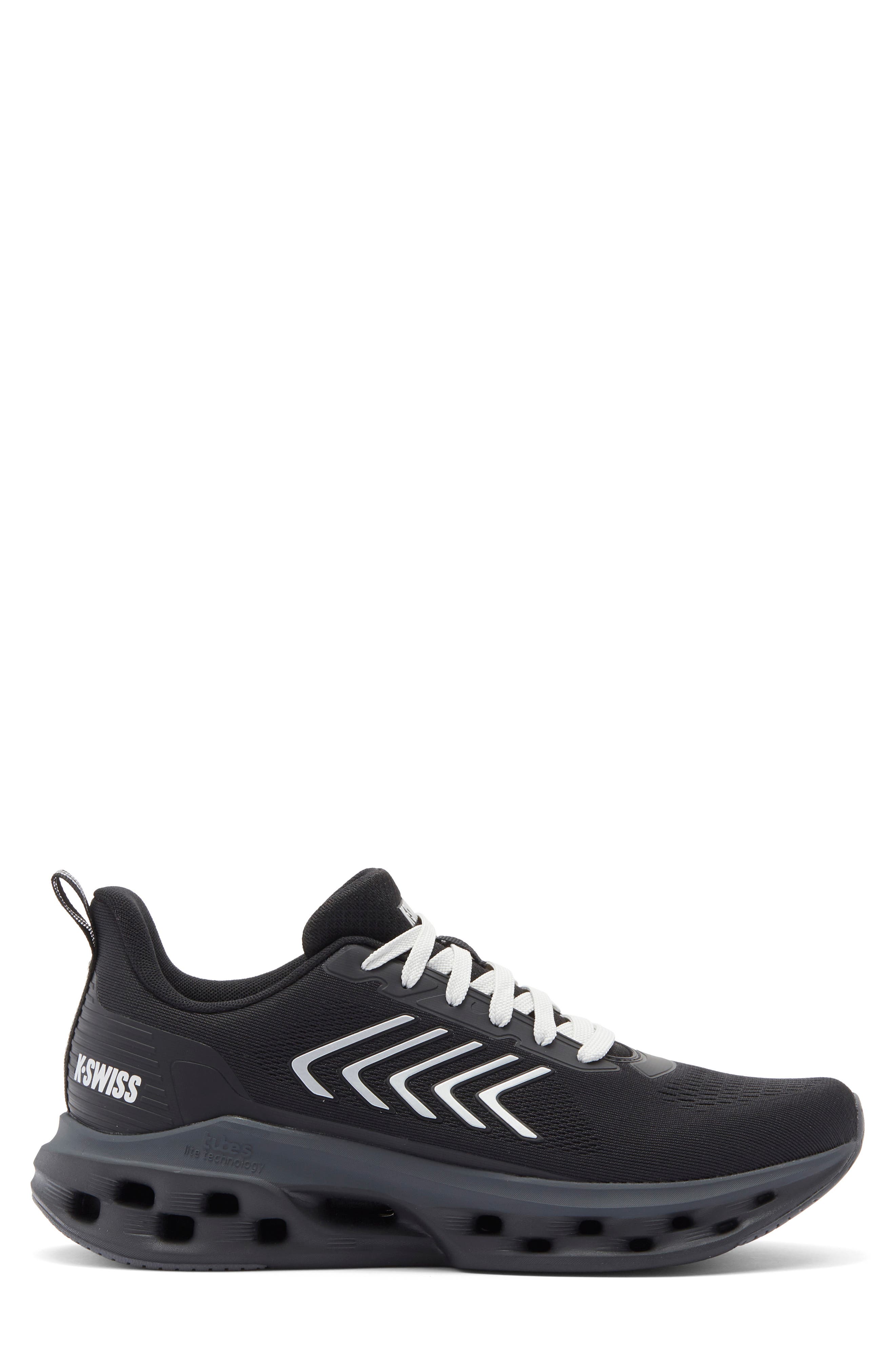 K-Swiss Melrose Tubes Lite Sneaker, Alternate, color, Black/ Silver