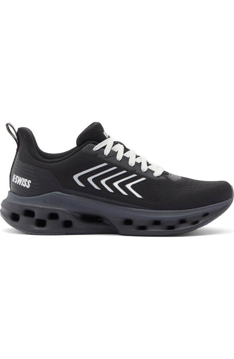 K-Swiss Melrose Tubes Lite Sneaker, Alternate, color, Black/ Silver