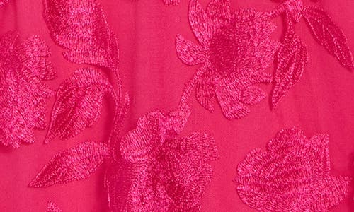 Sam Edelman Leafy Embroidered Sheath Dress In Pretty Pink