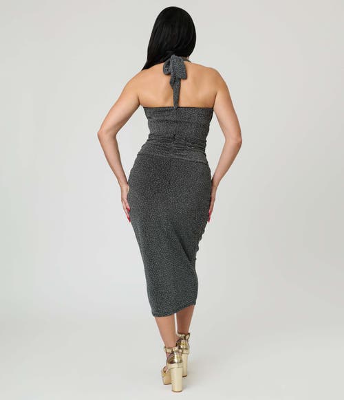 Unique Vintage Romper & Sarong Set In Gray