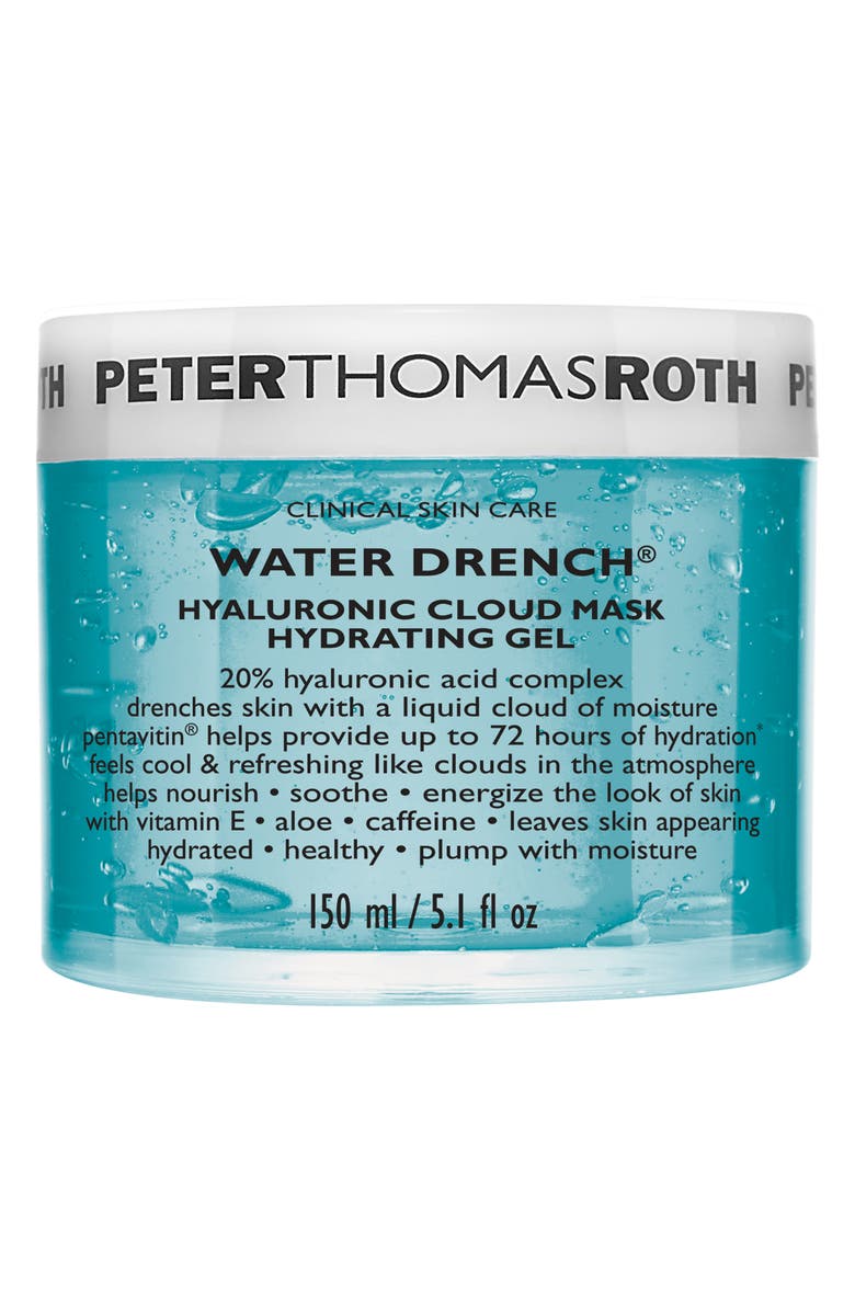 Peter Thomas Roth Water Drench Hyaluronic Cloud Mask Hydrating Gel, Main, color,