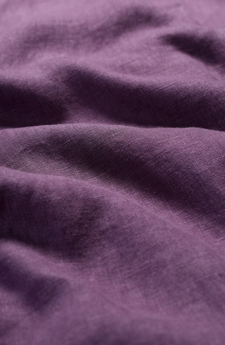 Seasalt Cornwall Carved Wood Linen Midi Dress, Alternate, color, Sloe