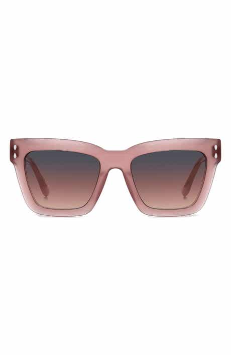 53mm Gradient Rectangular Sunglasses