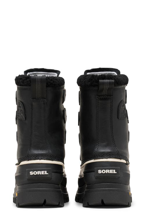 Sorel Caribou Horizon Gtx Genuine Shearling Boot In Animal Print
