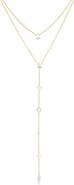 Set & Stones Layered Lariat Necklace