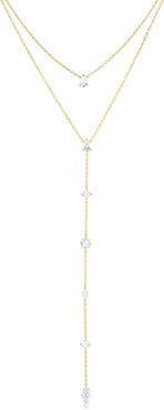 Set & Stones Layered Lariat Necklace