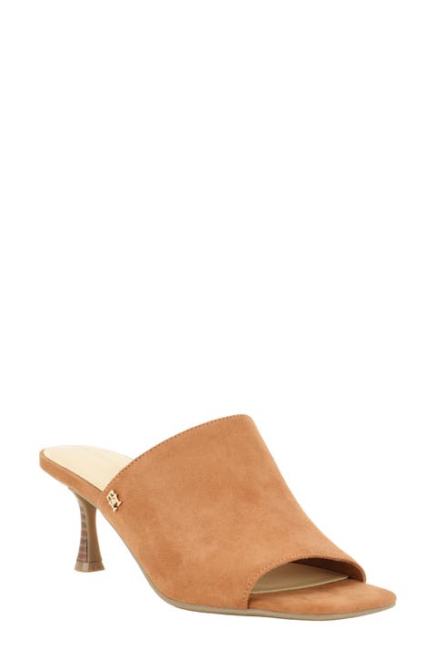 Sassey Faux Leather Slide Sandal