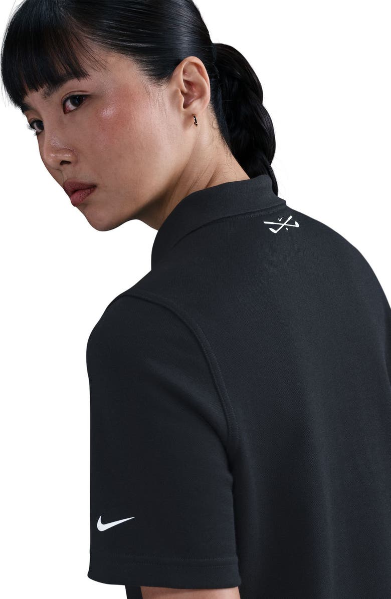 Nike Dri-FIT Polo Golf Dress, Alternate, color, Black/Sail