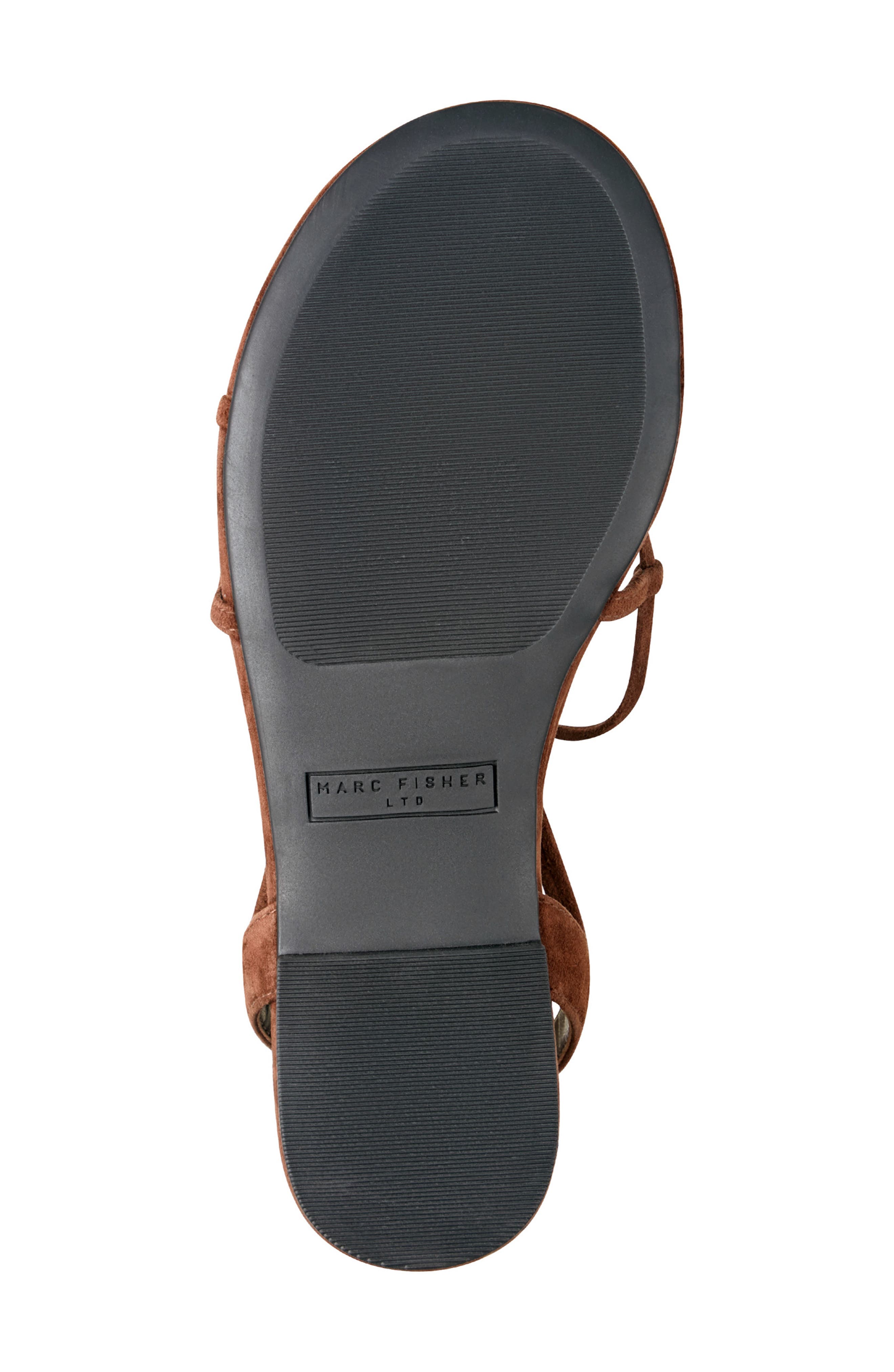 Ellan Ankle Wrap Sandal, Alternate, color, DARK BROWN