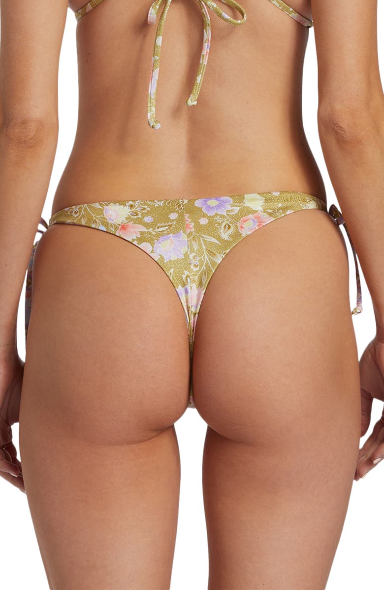 Billabong Feelin' Peaceful Maya Reversible Side Tie Bikini Bottoms, Alternate, color,
