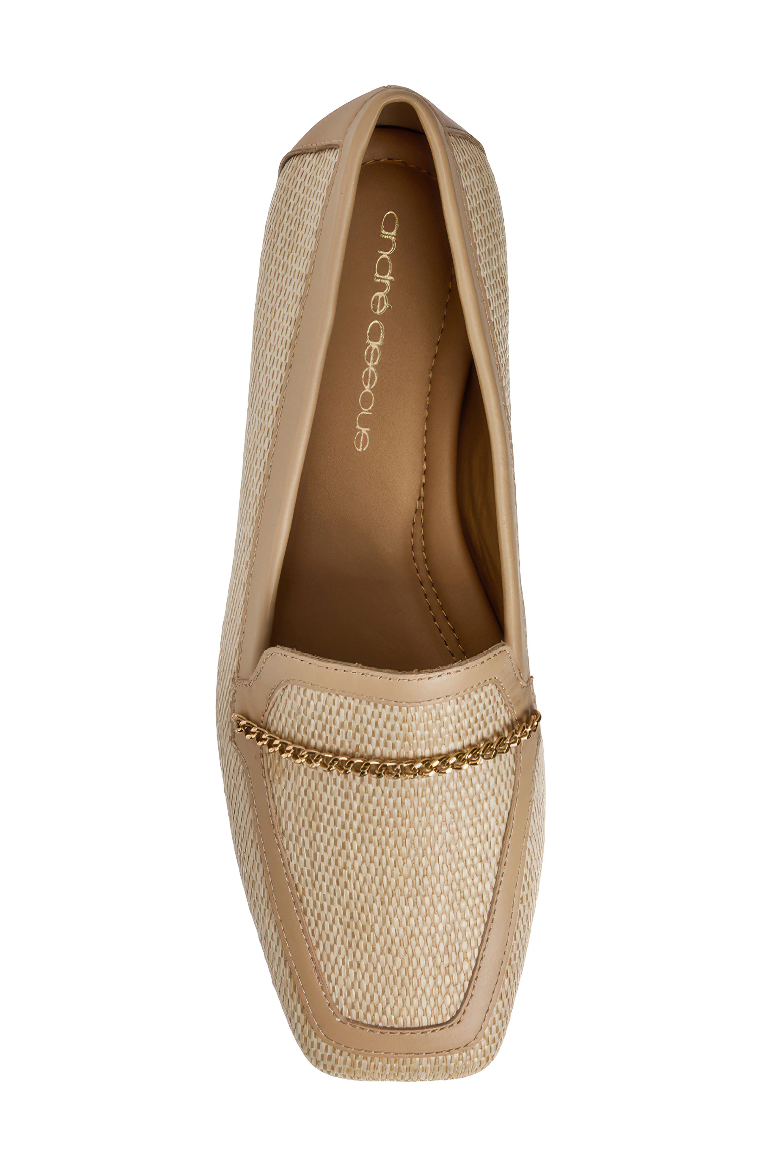 Ariane Loafer, Alternate, color, BEIGE RAFFIA