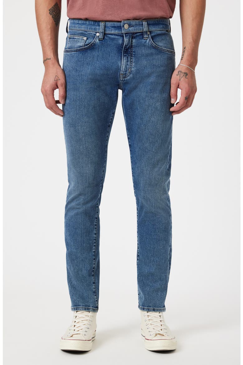 Marcus Slim Straight Leg Jeans, Main, color, LIGHT BRUSHED SELVEDGE