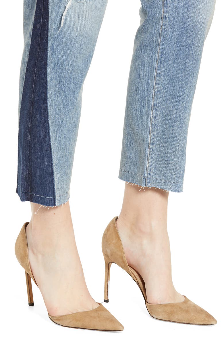 Citizens of Humanity Liya Ripped Shadow Detail Raw Hem Jeans, Alternate, color, 