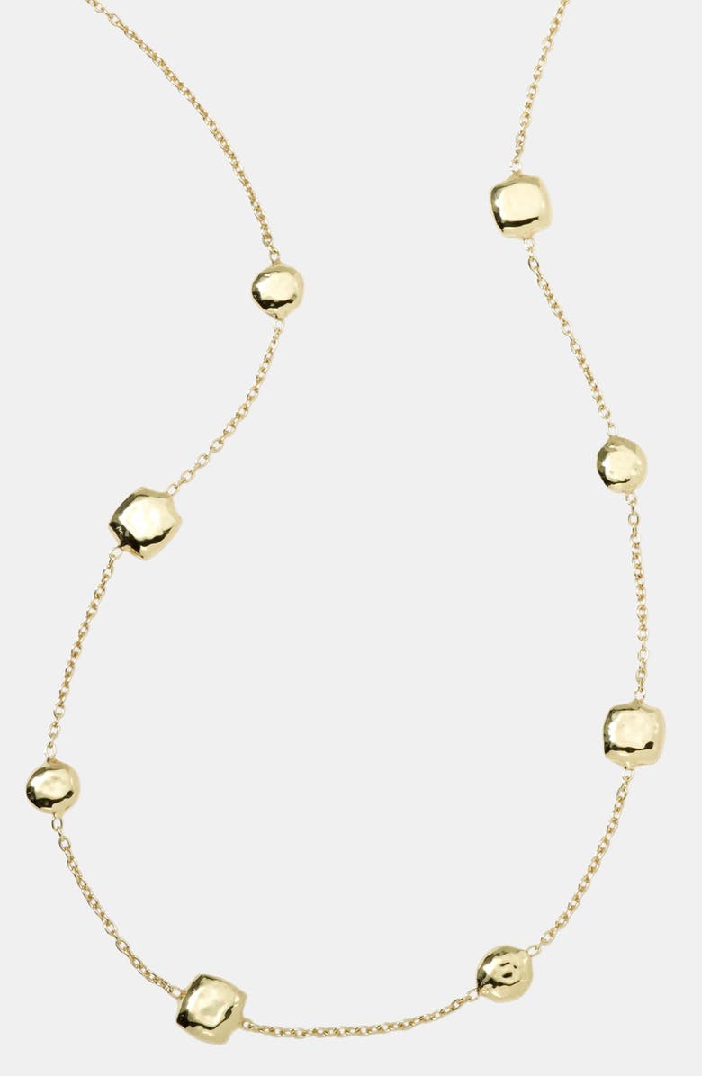 Ippolita Glamazon 18K Gold Station Necklace, Main, color, 