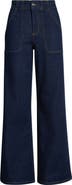 FRAME Modern Pocket High Waist Wide Leg Jeans