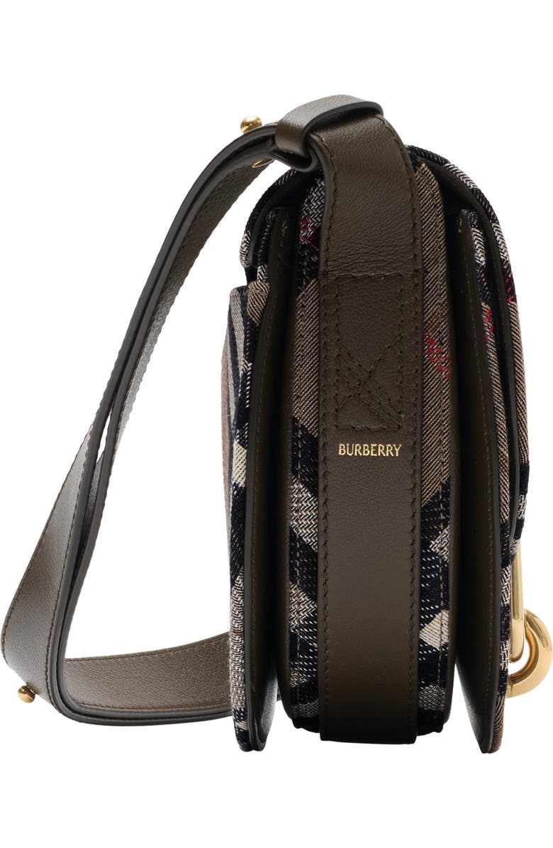 Burberry Small Bridle Bag, Alternate, color, Brush Brown