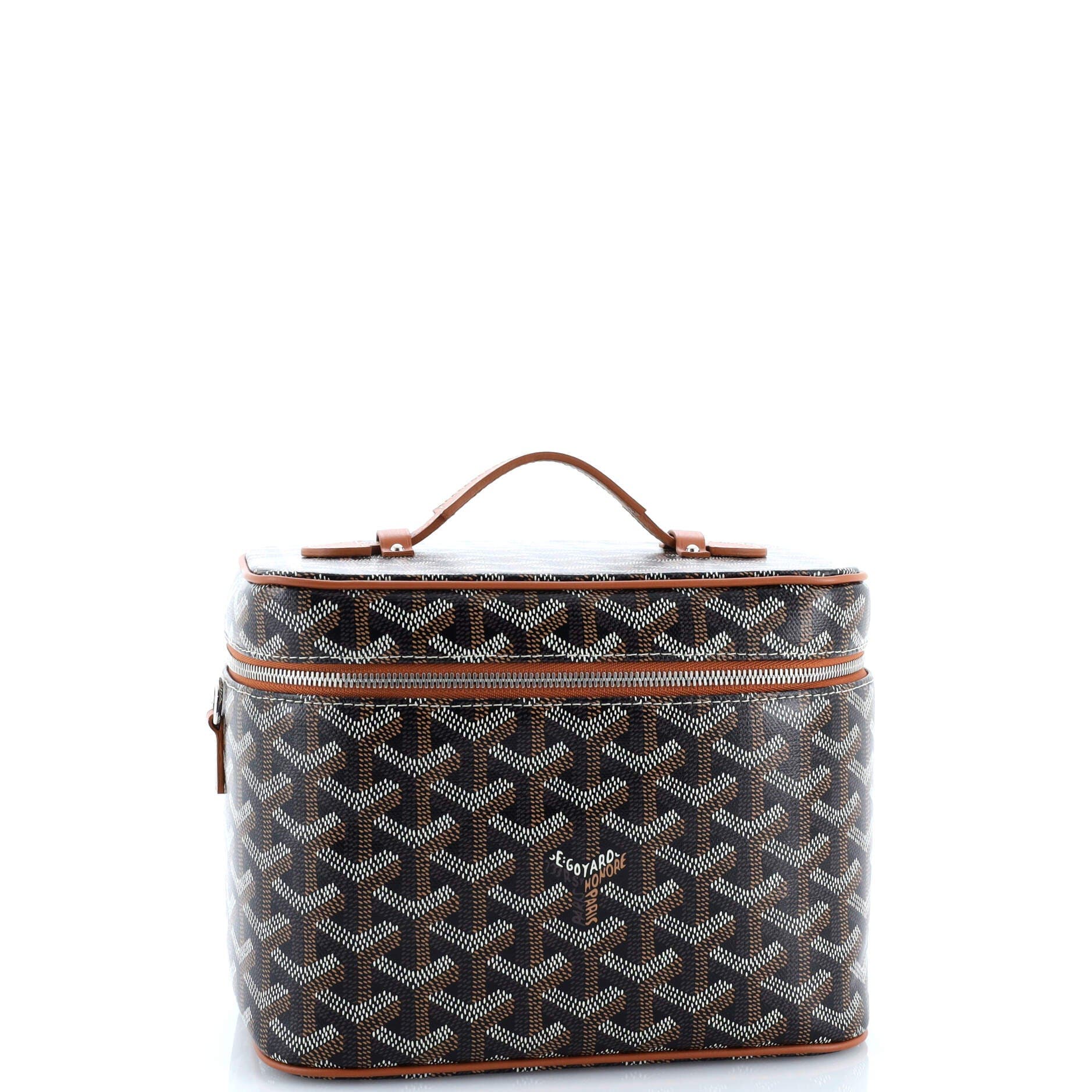 Pre-Owned Goyard Muse Vanity Case Coated Canvas, Alternate, color, 