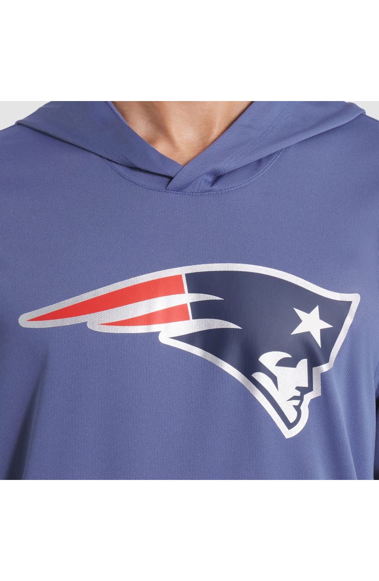 Nike Men's Nike Storm Blue New England Patriots 2025 Rivalries Collection Sideline Dri-FIT Long Sleeve Hoodie T-Shirt, Alternate, color,