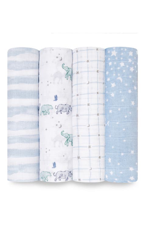 4-Pack Classic Swaddling Cloths