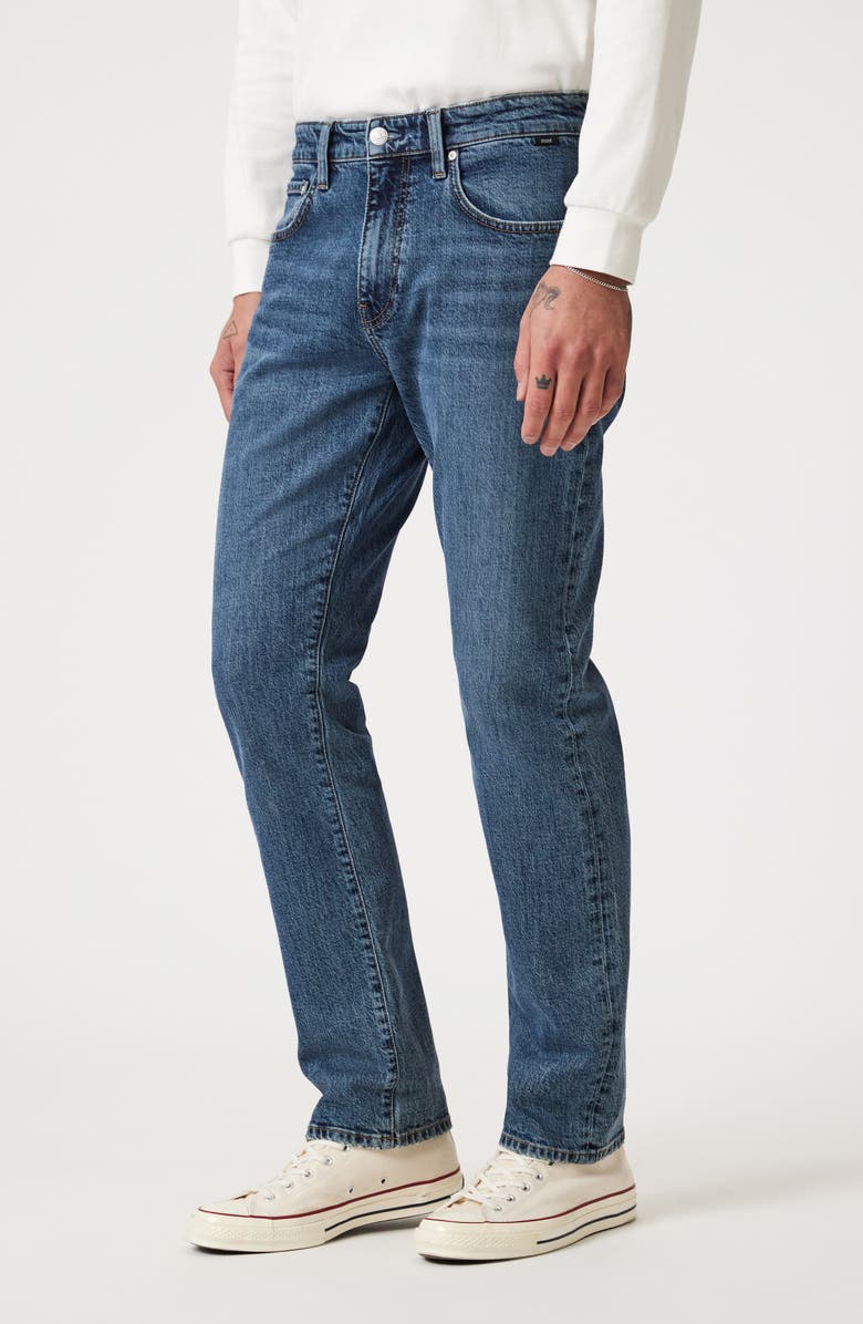 Mavi Jeans Zach Straight Leg Jeans, Alternate, color, Dark Faded Classic Blue