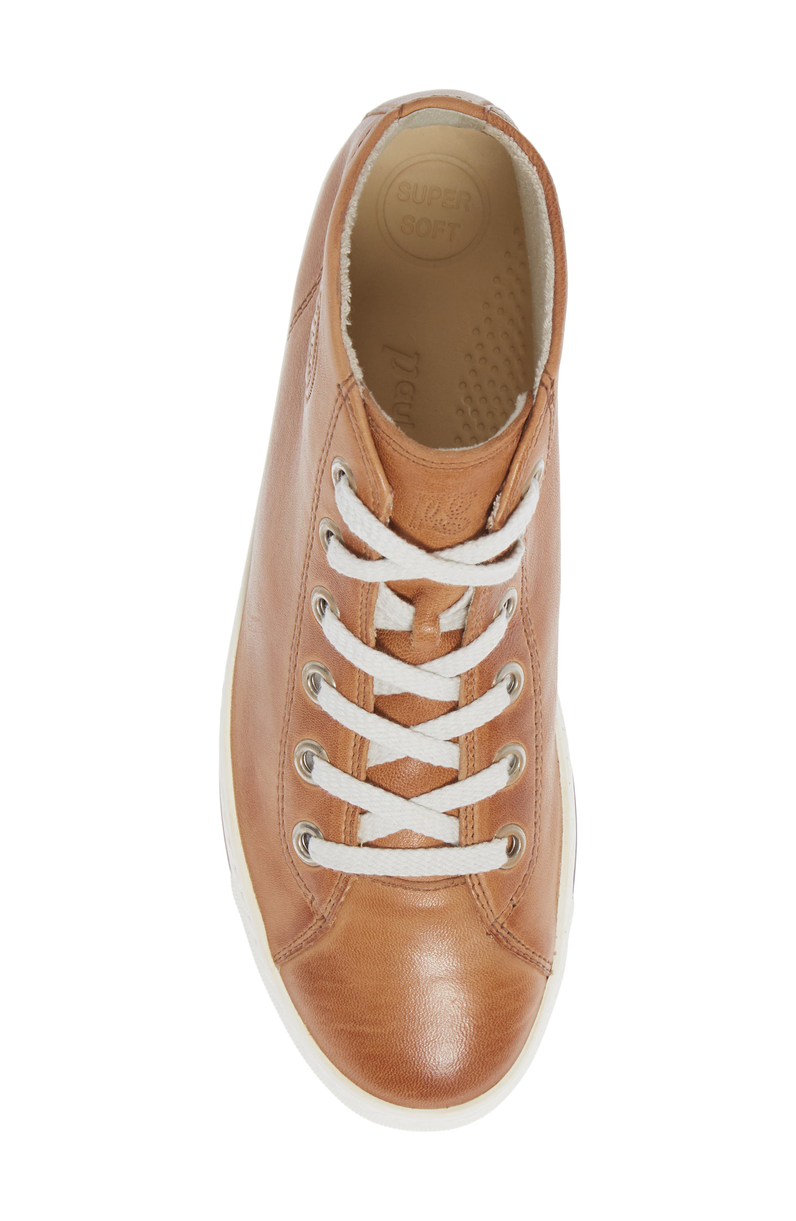Bronte High Top Sneaker, Alternate, color, CUOIO LEATHER