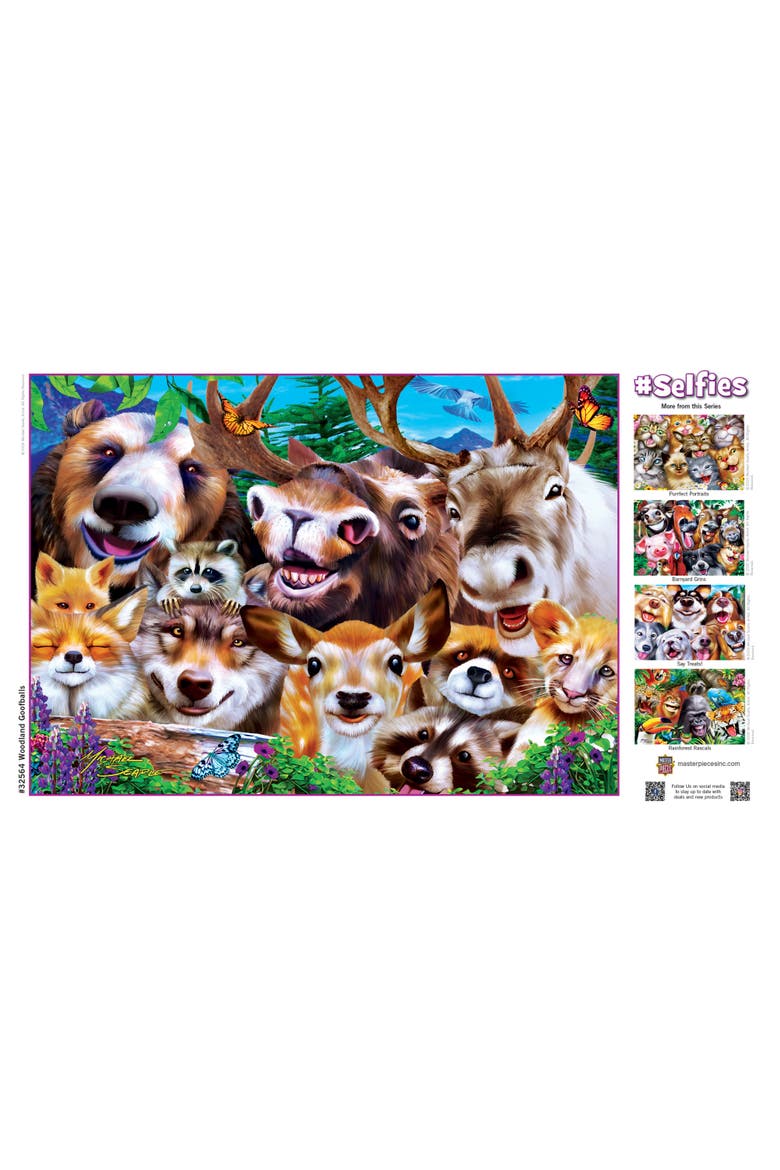 Woodland Goofballs 500 Piece Puzzle, Alternate, color, Multicolor