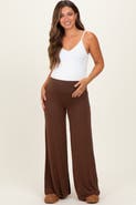 PinkBlush Fold Over Waist Wide Leg Lounge Pants