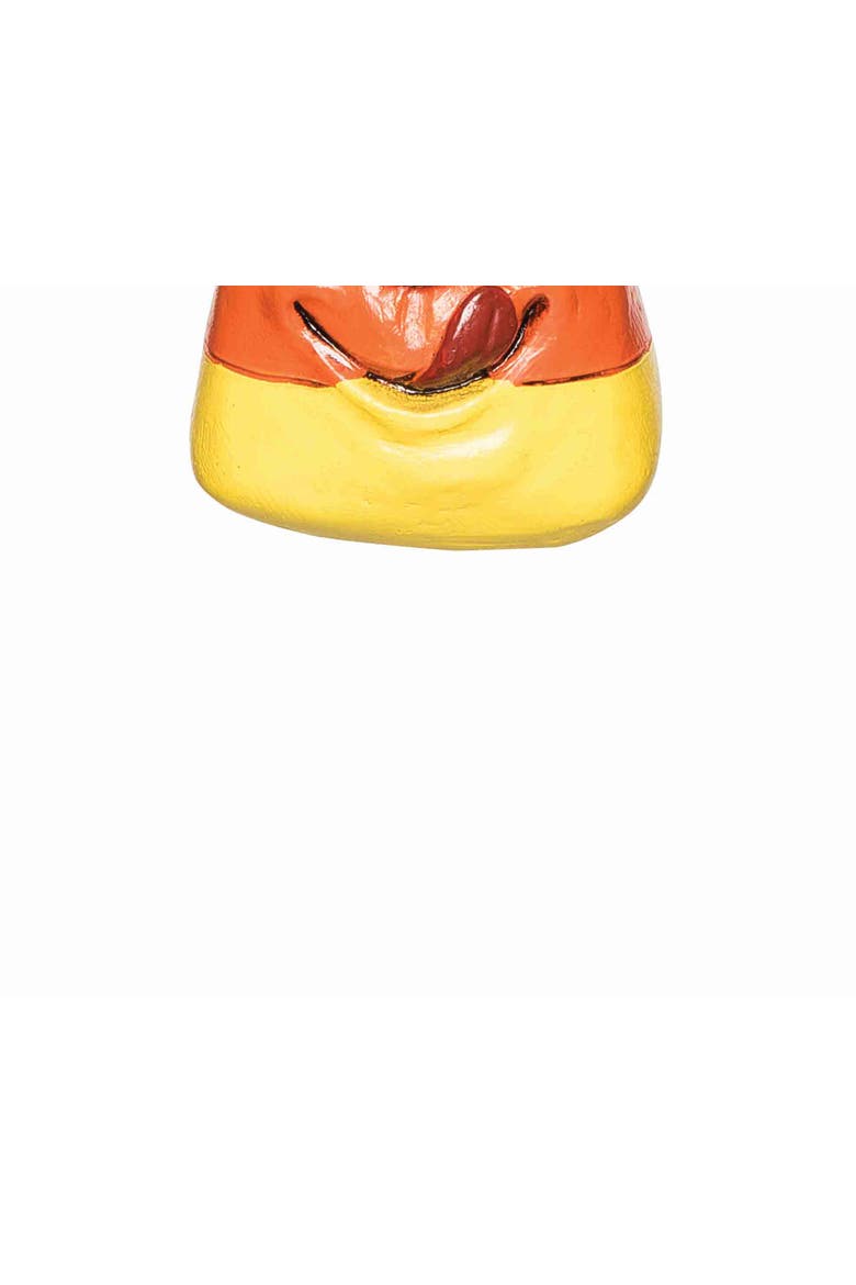 Yummy Face Candy Corn Halloween Small Figurine, Alternate, color, Orange