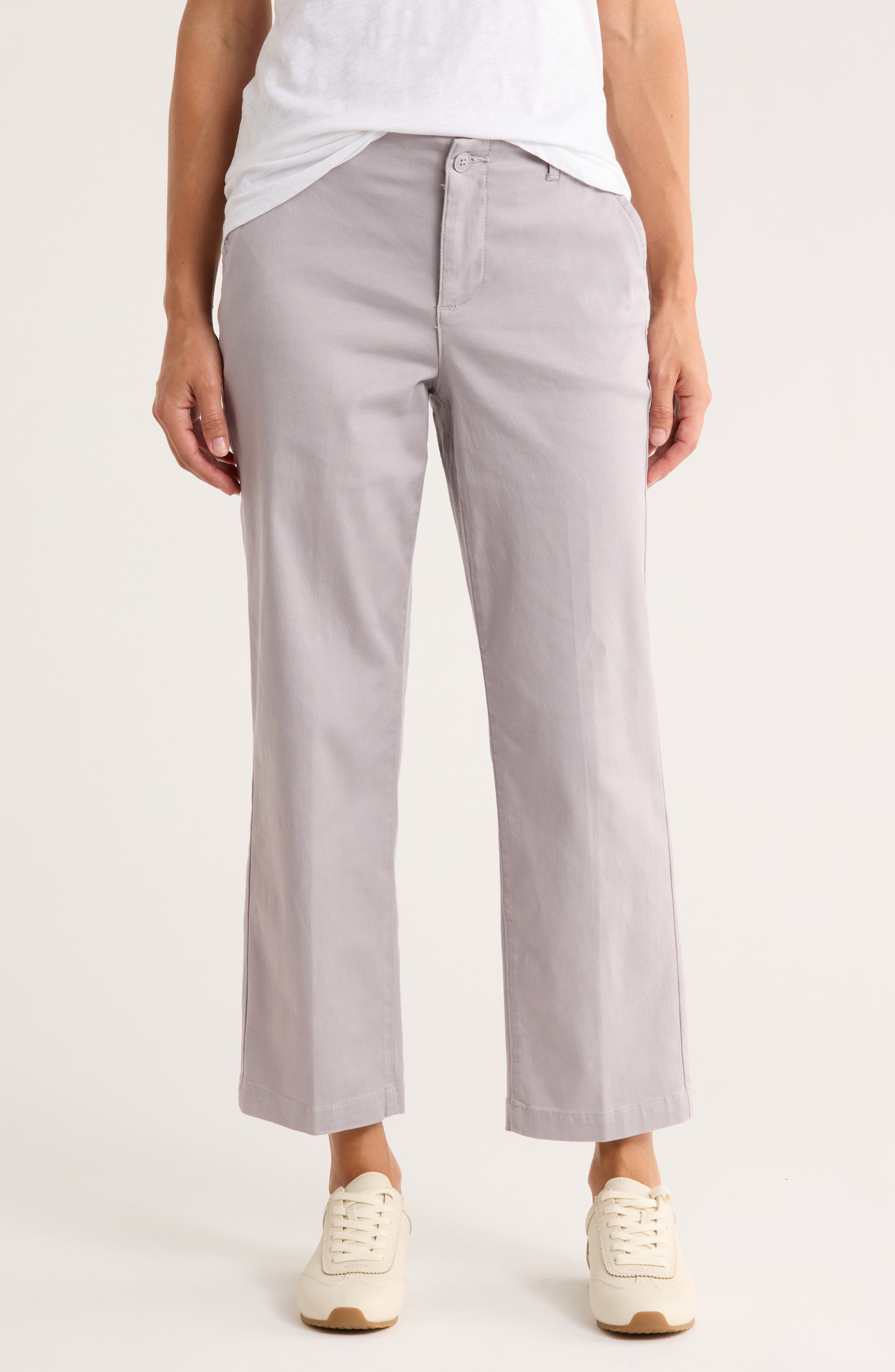 NYDJ Marilyn Ankle Straight Leg Twill Pants