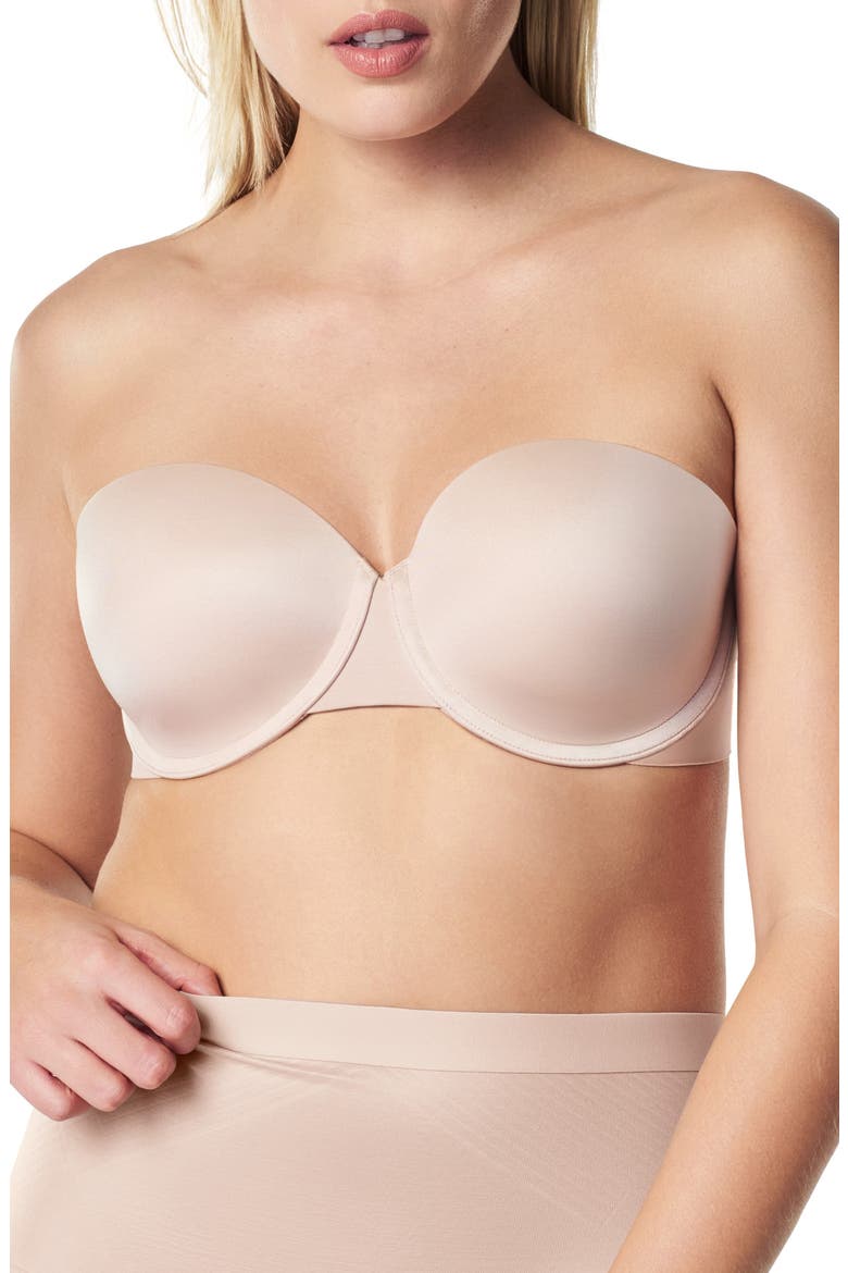 SPANXsmooth™ Suit Your Fancy Strapless Bra, Main, color, CHAMPAGNE BEIGE