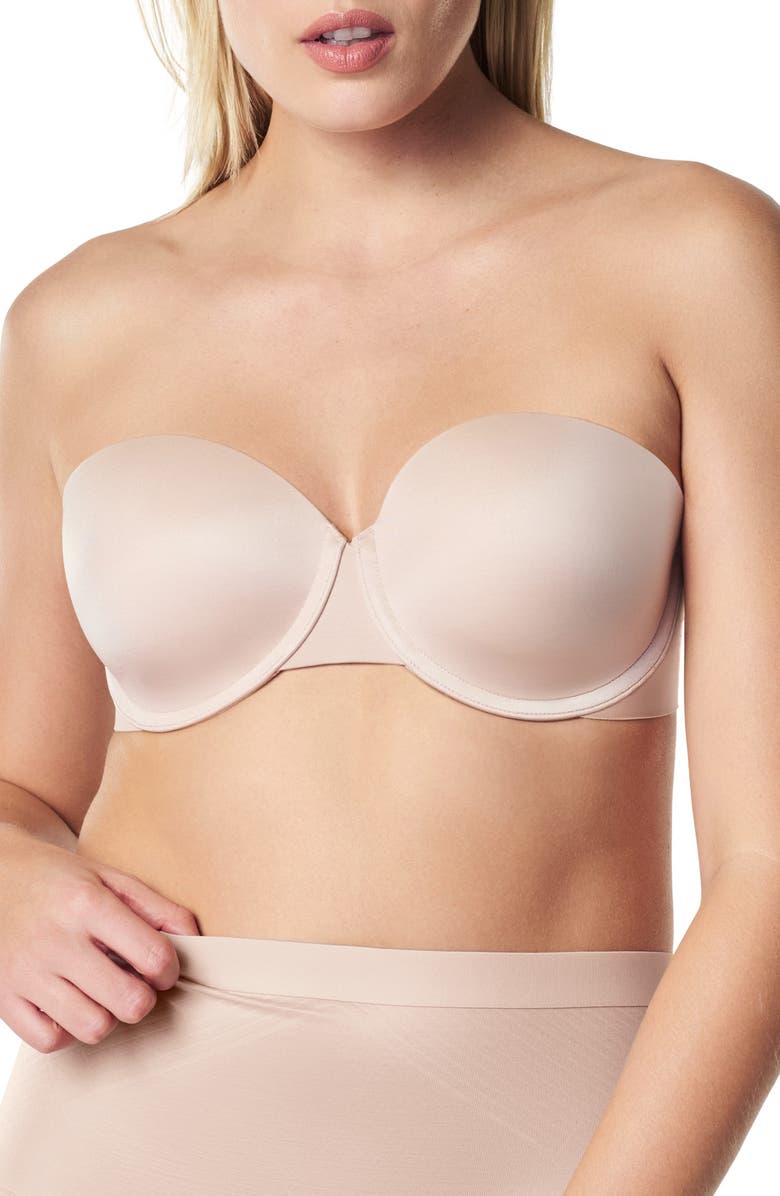 SPANX<sup>®</sup> SPANXsmooth<sup>™</sup> Suit Your Fancy Strapless Bra, Main, color, Champagne Beige