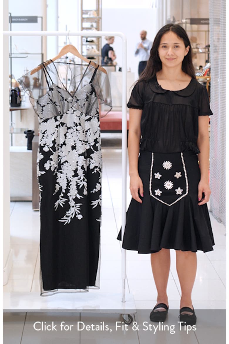 Illusion Embroidered Gown video
