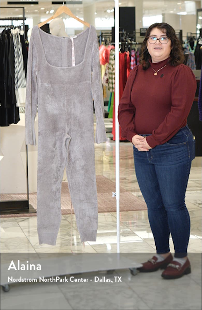 Isis Chenille Long Sleeve Jumpsuit, sales video thumbnail