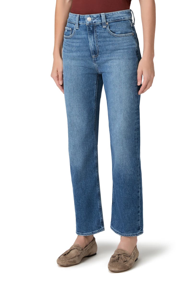 Stevie Ankle High Waist Straight Leg Jeans, Alternate, color, FRITTATA