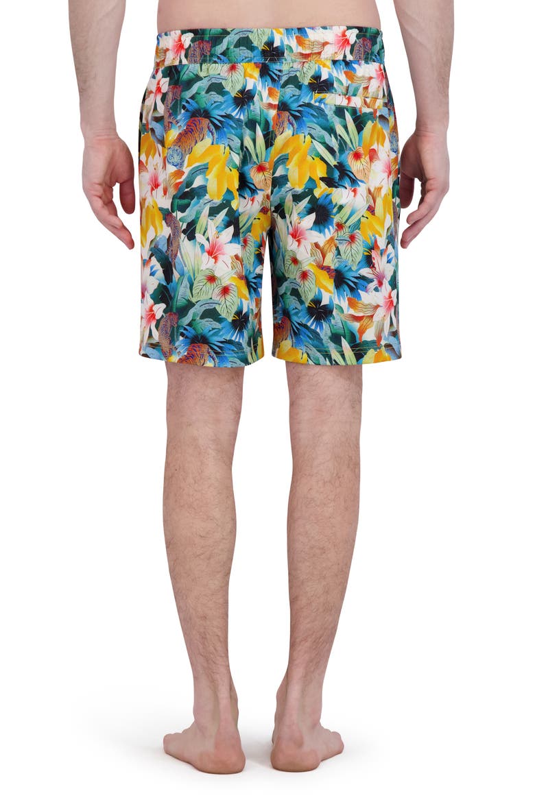 Quickdry Boxer Board Shorts, Alternate, color, TIGERS