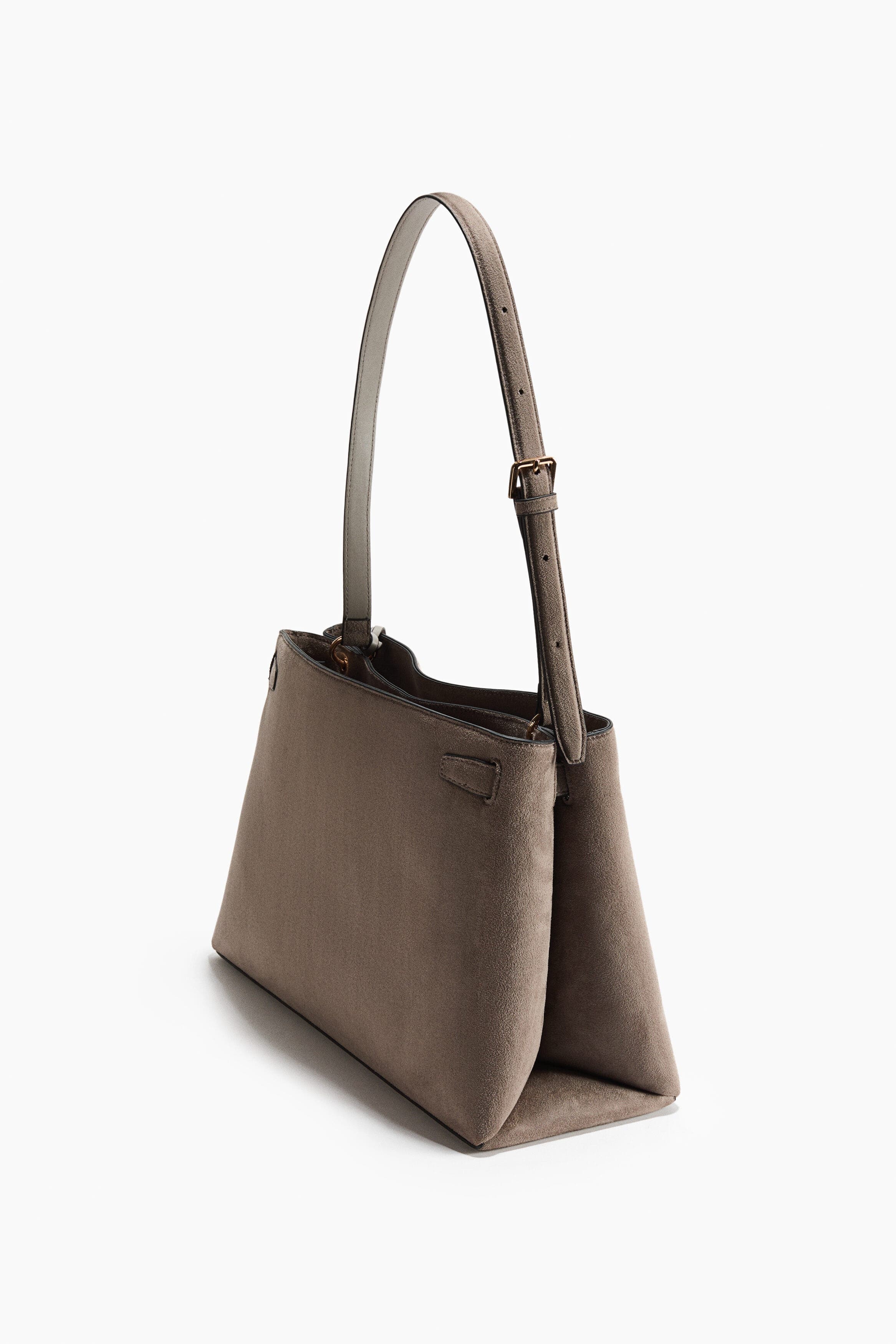 H&M Shoulder Bag, Alternate, color, Taupe