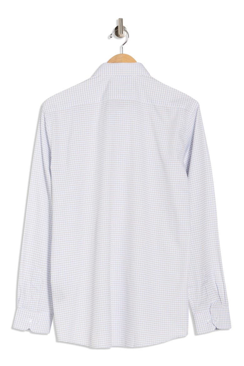 Slim Fit Perfect Stretch Long Sleeve Button Down Shirt, Alternate, color, WHITE
