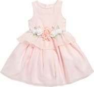 Pippa & Julie Kids' Dani Rosette Organza Party Dress