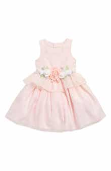 Pippa & Julie Kids' Dani Rosette Organza Party Dress