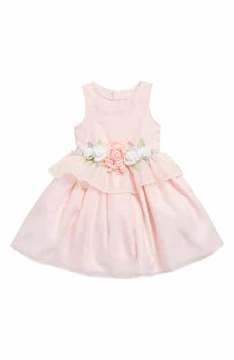 Pippa & Julie Kids' Dani Rosette Organza Party Dress
