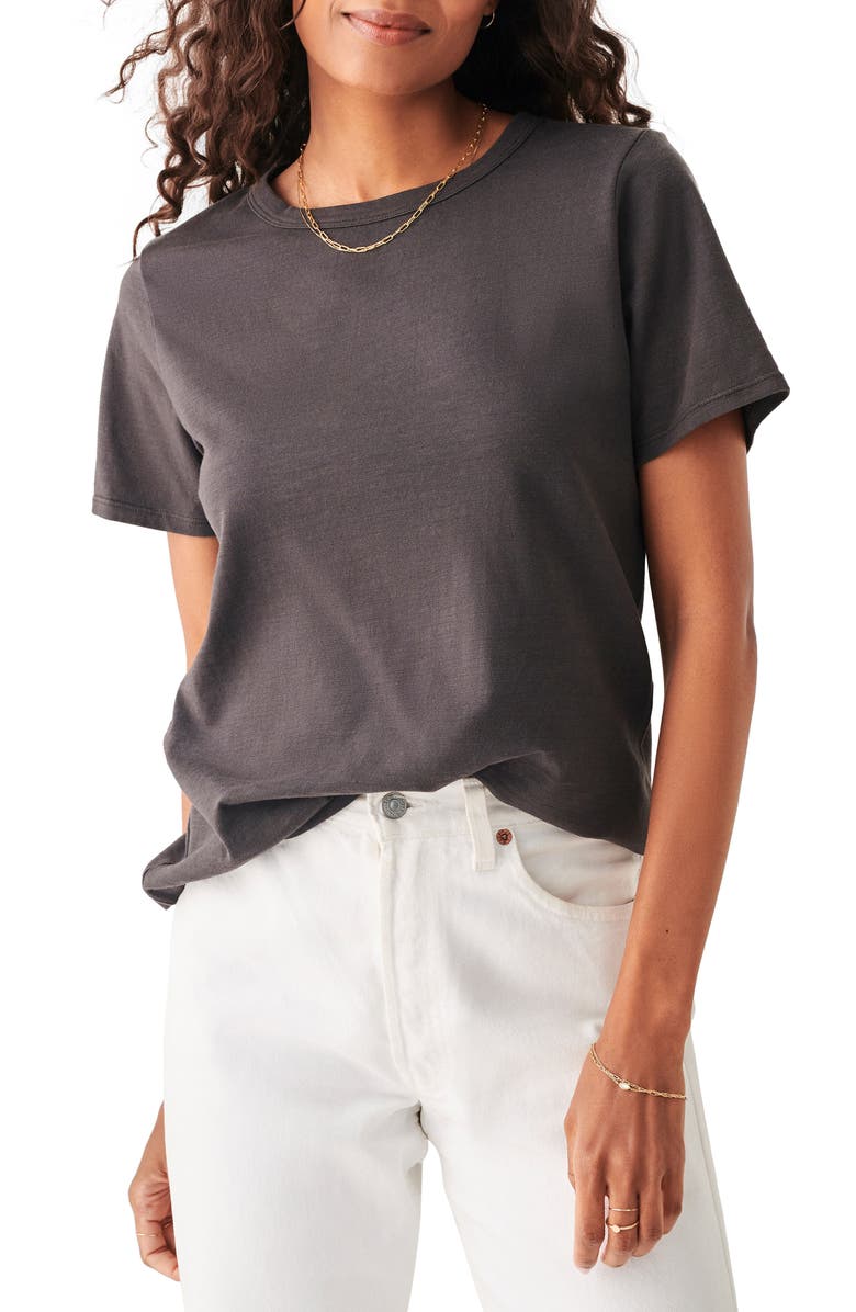 Faherty Sunwashed Organic Cotton T-Shirt, Main, color, 