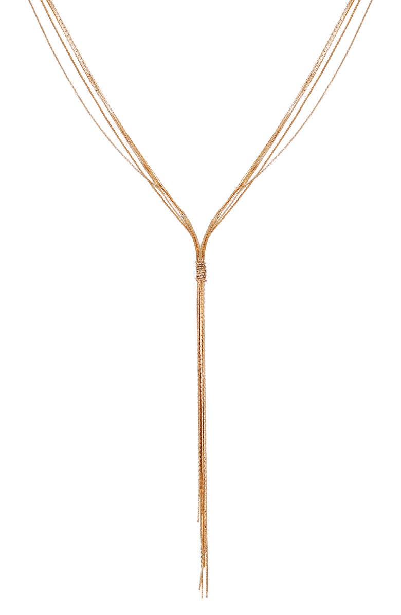 Vince Camuto Layered Chain Y-Necklace, Alternate, color,